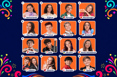 ⭐ Découvrez les artistes et chansons de l’Eurovision Junior 2026